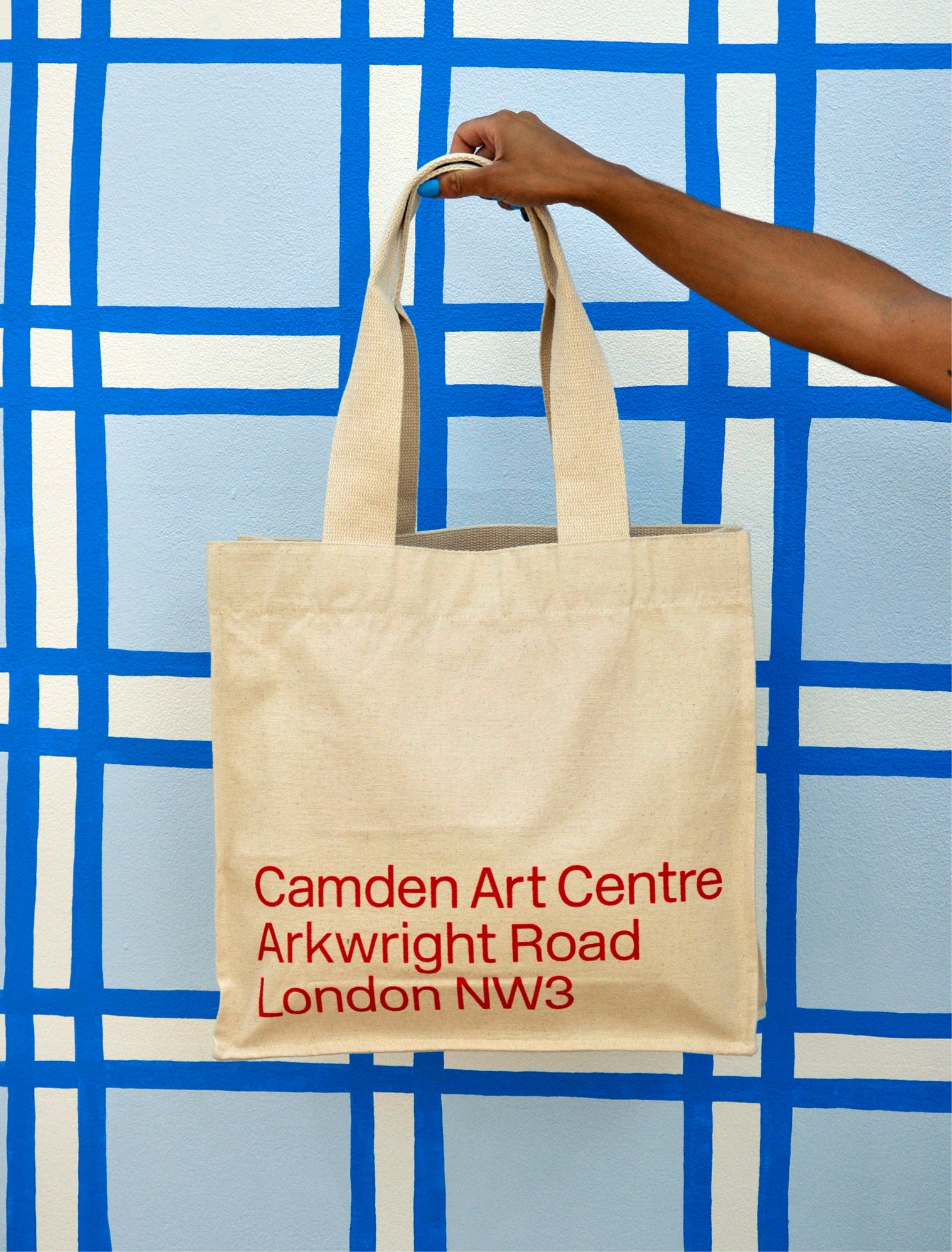 Tote Bag Natural/Red - Main Image