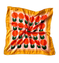 Load image into Gallery viewer, Orange Dahlia Scarf
