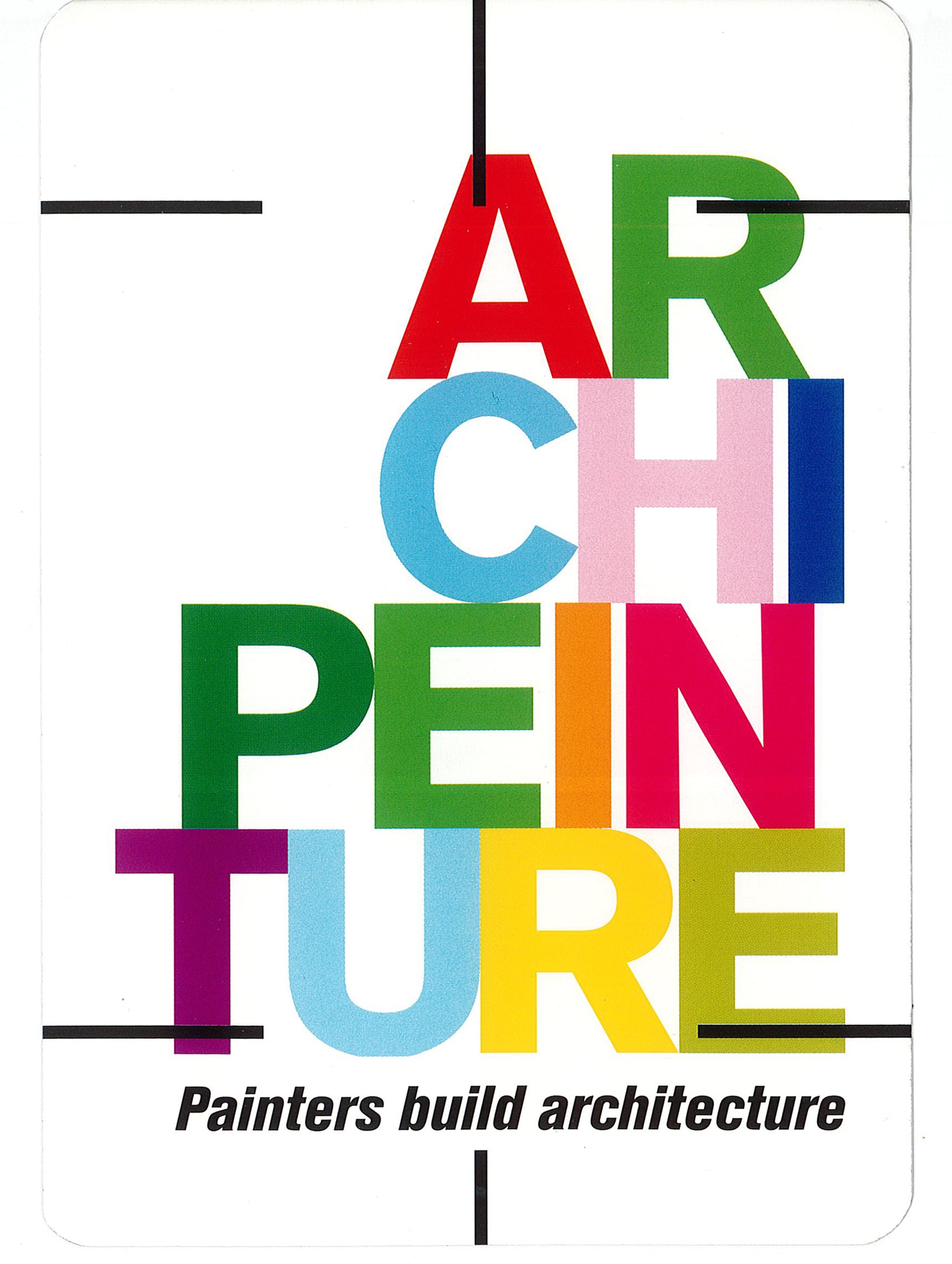 Archipeinture: Painters build architecture