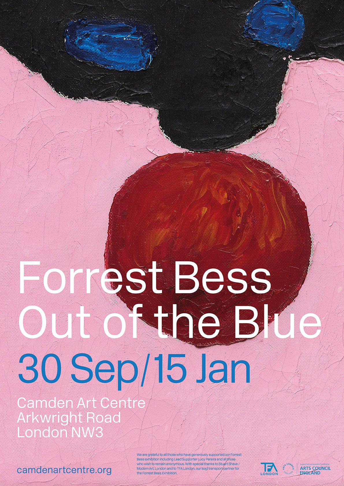 Exhibition Poster, Forrest Bess